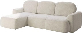 Γωνιακός καναπές Nabu -Beige-Αριστερή
