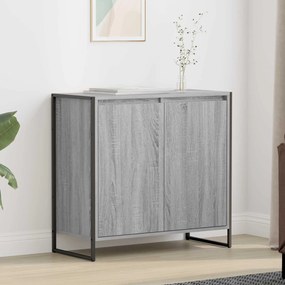 vidaXL Βοηθητικό ντουλάπι Γκρίζο Σονομα 79 x 36 x 75 εκ