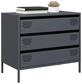 vidaXL Ντουλάπι Ανθρακί 68x39x58,5 εκ. από Χάλυβα Ψυχρής Έλασης