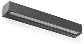 Απλίκα Φωτιστικό Τοίχου Doro IP65 Αλουμίνιο LED 28W Faro Barcelona-71907-Ανθρακί 71907
