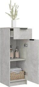 vidaXL Ντουλάπι Μπάνιου Γκρι Σκυροδέματος 32x34x90 εκ. Επεξεργ. Ξύλο