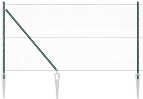 vidaXL Σετ Περιφράξεων Πράσινο 25 x 1,2 μ (πάνελ 36 χλστ) Ατσάλι