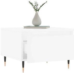 vidaXL Τραπεζάκια Σαλονιού 2 τεμ. Λευκά 50 x 46 x 35 εκ. Επεξεργ. Ξύλο