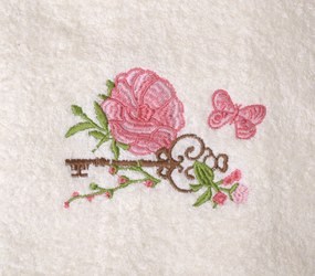 Σετ 2 Τεμ Πετσέτες 30x50, 50x100 33 Εκρού Viopros