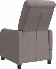 vidaXL Κάθισμα μασάζ Taupe Ύφασμα