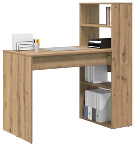 vidaXL Γραφείο artisan δρυς 113 x 54 x 120 εκ. Επεξεργασμένο ξύλο