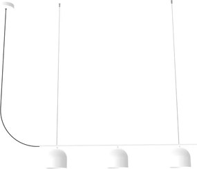 Κρεμαστό Πολύφωτο Rio 3 G9 90cm Λευκό Ματ