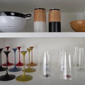 Σετ 2 κρυστάλλινων ποτηριών σαμπάνιας Trebonn SplitGlass 2025133, 320 ml, Ø7.8x12.5 cm, Modular system, Πράσινο