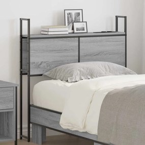 vidaXL Κεφαλάρι Αποθήκης Γκρι sonoma 80 cm Επεξεργασμένο ξύλο