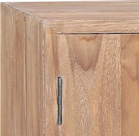 vidaXL Μπουφές 110x30x75 εκ. από Μασίφ Ξύλο Teak