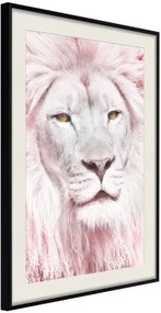 Αφίσα - Dreamy Lion - 20x30 - Μαύρο - Με πασπαρτού