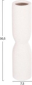 ΕΠΙΤΡΑΠΕΖΙΟ ΚΕΡΑΜΙΚΟ ΔΙΑΚΟΣΜΗΤΙΚΟ SCEPTER HM4615.01 ΚΡΥΣΤΑΛΛΙΚΟ ΥΠΟΛΕΥΚΟ Φ7,5x30,5Υεκ