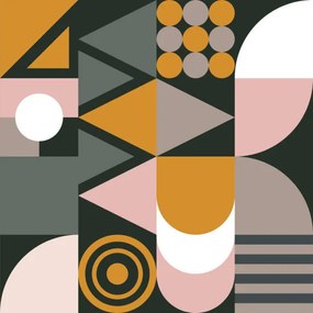 Φωτογραφία Bauhaus seamless pattern with geometric shapes, tomozina