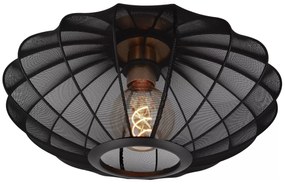Φωτιστικό Οροφής Lucide 03147-40-30 CORINA Μαύρο Ματ (Black Mat)|Χρυσό Χρώμα (Gold Coloured)