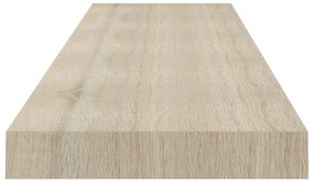 vidaXL Ράφια Τοίχου 4 τεμ. Χρώμα Δρυός 120 x 23,5 x 3,8 εκ. MDF