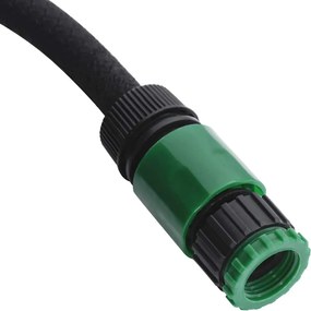 vidaXL Εύκαμπτος Σωλήνας Ποτίσματος Κήπου 25μ./0,6" Καουτσούκ και PVC