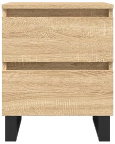 vidaXL Κομοδίνο Sonoma Δρυς 40 x 35 x 50 εκ. από Επεξεργ. Ξύλο
