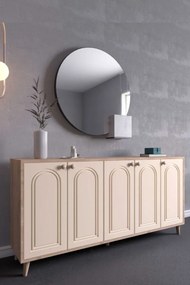 Stewehome Μποέμ κονσόλα με καπάκι από mdf 180x40x87 cm