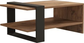 Τραπεζάκι Σαλονιού Δρυς / Ανθρακί OVA 80x55x35