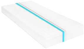 vidaXL Καναπές Κρεβάτι με Στρώμα 90 x 200 εκ. Γκρι Μασίφ Ξύλο Πεύκου