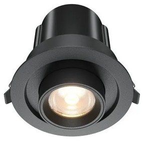 Χωνευτό Σποτ Φωτιστικό Οροφής LED 10W Μαύρο Αναδιπλούμενο Hidden DL095-01-10W3K-B Maytoni-DL095-01-10W3K-B-Μαύρο DL095-01-10W3K-B