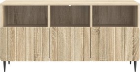vidaXL Ντουλάπι TV 102 x 34,5 x 50 cm Sonoma Δρυς Επεξεργασμένο Ξύλο