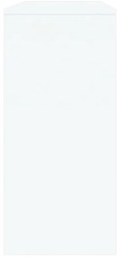 vidaXL Τραπέζι Κονσόλα Λευκό 100x35x76,5 εκ. Επεξεργασμένο Ξύλο