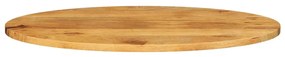 vidaXL Επιφάνεια Τραπεζιού Οβάλ 140x50x2,5 εκ. Μασίφ Ξύλο Μάνγκο