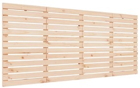 vidaXL Κεφαλάρι Επιτοίχιο 206 x 3 x 91,5 εκ. από Μασίφ Ξύλο Πεύκου