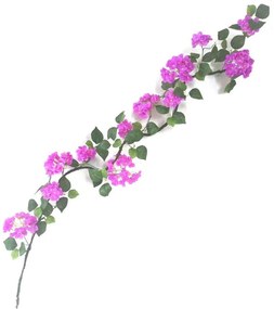 Τεχνητή Γιρλάντα Άλυσσος Whisper 6881-7 240cm Purple Supergreens Leather,Plastic
