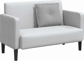 vidaXL Μαξιλάρι Πλάτης Σκίουρος Γκρί 60 x 19 x 50 εκ ύφασμα