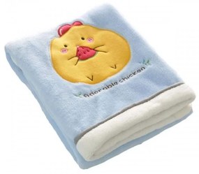 Κουβέρτα Βρεφική B-501 Light Blue Cradle 100% Cotton