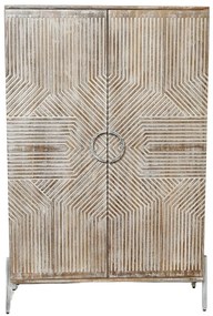 Ντουλάπι Home ESPRIT Λευκό Ξύλο από Μάνγκο 85 x 38 x 134 cm