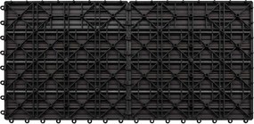 vidaXL Πλάκα Κατασκευής 6 pcs Σκούρο Καφέ 60 x 30 cm WPC