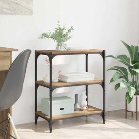 vidaXL Βιβλιοθήκη artisan δρυς 60 x 33 x 70,5 εκ.