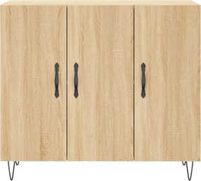 vidaXL Ντουλάπι Sonoma δρυς 90x34x80 εκ. Επεξεργασμένο Ξύλο