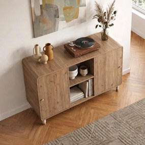 Μπουφές Doro Megapap χρώμα sepet oak 150,2x39x81εκ.