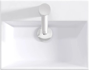 vidaXL Λεκάνη μπάνιου Χρωμέ 39 x 30,5 x 12,5 εκ Μέταλλο