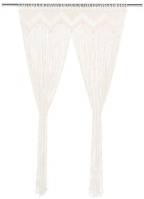vidaXL Κουρτίνα Μακραμέ 140 x 240 εκ. Βαμβακερή