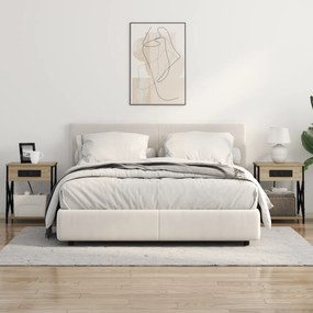 vidaXL Κομοδίνο Sonoma Δρυς 41 x 31 x 51 εκ. Επεξεργασμένο ξύλο