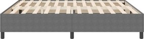 vidaXL Κρεβάτι πλατφόρμα Ανοιχτό γκρι 180 x 200 cm