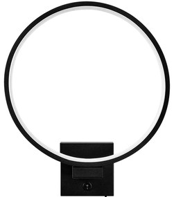 Φωτιστικό Τοίχου - Απλίκα Halka 119FRS1105 30x9x36cm Led 12W 3000K Black Opviq