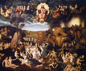 Bosch, Hieronymus - Εκτύπωση έργου τέχνης The Last Judgment, 1506-1508, (40 x 35 cm)