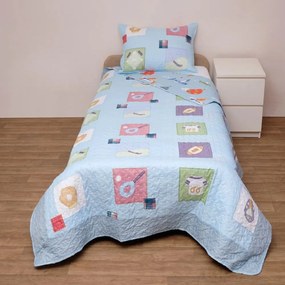 Κουβερτώριο Παιδικό 5510 Σετ 2τμχ Τυπωτό Multi Viopros Single Microfiber