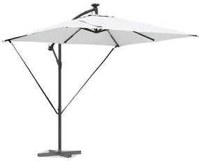 vidaXL Ομπρέλα Cantilever Banana Άμμος 249 x 249 x 250 εκ.