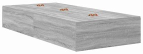 vidaXL Σκελετός Κρεβατιού Γκρι sonoma 200 x 80 x 31.5 εκ.