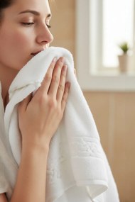 Stewehome Σετ 6 τεμαχίων γκρι βαμβακερές πετσέτες χεριών 50x90 cm