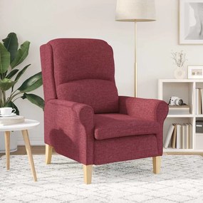 vidaXL Πολυθρόνα Μπορντό 76 x 94 x 102 εκ. ύφασμα