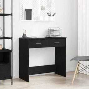 vidaXL Γραφείο Μαύρο Δρυς 80x40x75 εκ. Φτιαγμένο από Ξύλο
