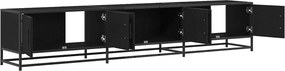 vidaXL Μονάδες TV 210 x 35 x 41 εκ Μαύρη Οξυά